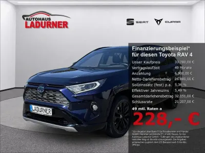 Gebraucht Toyota RAV4 Hybrid Style 222 PS (163 kW) 2021 Blau SUV