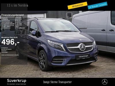 Gebraucht Mercedes V300 AMG 237 PS (174 kW) 2023 Blau Van / Kleinbus