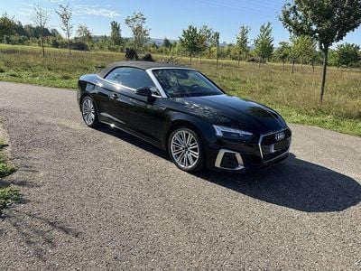 Schwarz Gebraucht 2024 Audi A5 Cabriolet S-Line Cabrio | 45.700 € (Fairer Preis)