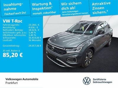Second-hand VW T-Roc Goal 116 CP (85 kW) 2025 Gri SUV