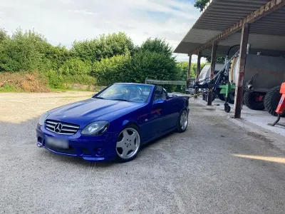 Gebraucht Mercedes SLK200 136 PS (100 kW) 1999 Blau Cabrio