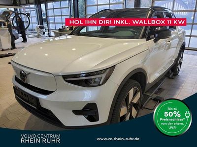 Gebraucht Volvo XC40 Core 169 kW (231 PS) 2023 Weiß crystal white / metallic SUV