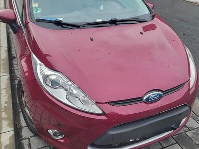 Gebraucht Ford Fiesta 66 PS (48 kW) 2008 Rot Kleinwagen
