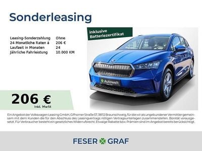 Gebraucht Skoda Enyaq iV Loft 108 kW (148 PS) 2023 Blau SUV