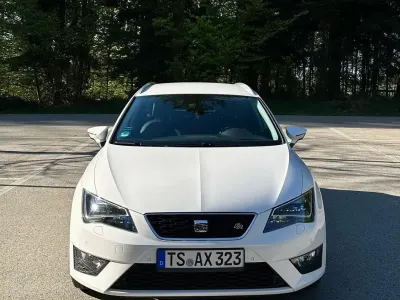 Używany Seat Leon 124 KM (91 kW) 2017 Biały Kombi