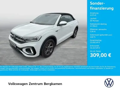 Gebraucht VW T-Roc Cabriolet R-line 150 PS (110 kW) 2022 Pure white Cabrio