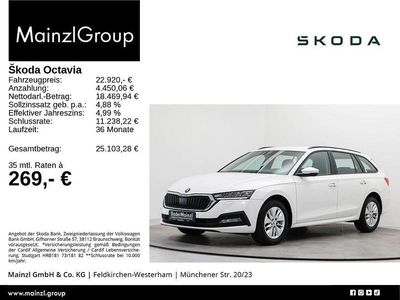 Weiß Gebraucht 2022 Skoda Octavia Ambition Kombi | 22.920 € (Guter Preis)