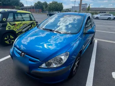 Gebraucht Peugeot 307 109 PS (80 kW) 2001 Blau Kleinwagen