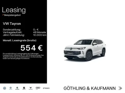 Gebraucht VW Tayron Elegance 272 PS (200 kW) 2025 Weiß SUV