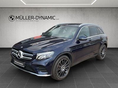Gebraucht Mercedes GLC250 AMG line 211 PS (155 kW) 2018 Cavansitblau metallic (metallic) SUV