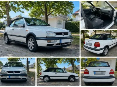 Gebraucht VW Golf Cabriolet 90 PS (66 kW) 1994 Weiß Cabrio