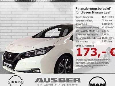 Gebraucht Nissan Leaf N-Connecta 110 kW (150 PS) 2022 S) (weiss Kleinwagen
