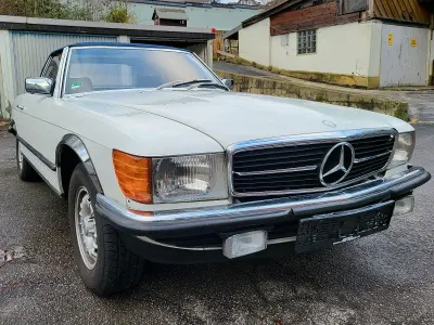 Gebraucht Mercedes SL280 185 PS (136 kW) 1981 Weiß Cabrio
