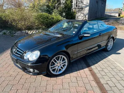 Gebraucht Mercedes CLK200 Avantgarde 184 PS (135 kW) 2008 Schwarz Cabrio
