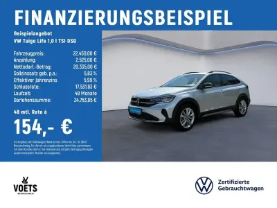 Gebraucht VW Taigo Life 116 PS (85 kW) 2025 Grau SUV