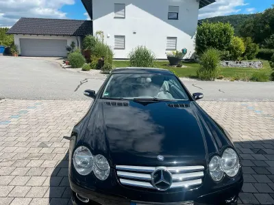 Brugt Mercedes SL350 272 HK (200 kW) 2007 Sort Cabriolet