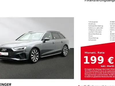 Brugt Audi A4 S-Line 150 HK (110 kW) 2023 Grå Stationcar