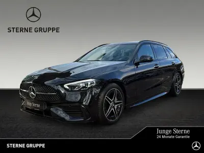 Gebraucht Mercedes C180 AMG 170 PS (125 kW) 2024 Lack obsidianschwarz Kombi