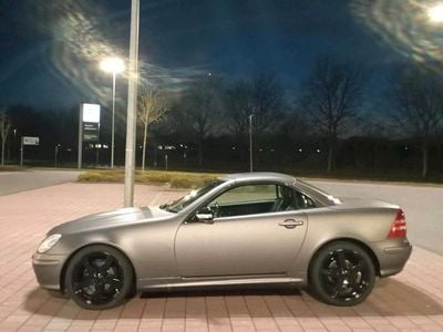 Usata Mercedes SLK200 AMG 163 CV (119 kW) 2002 Grigio Cabrio