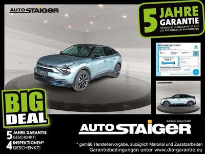 Lackierung olbia blau/typ auss Gebraucht 2022 Citroën e-C4 Shine Limousine | 17.587 € (Fairer Preis)