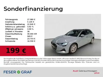 Używany Audi A3 Advanced 116 KM (85 kW) 2024 Szary Sedan/Limuzyna