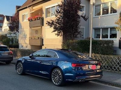 Usata Audi A5 Design 190 CV (139 kW) 2016 Blu Coupé
