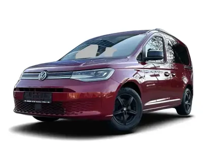 Gebraucht VW Caddy Style 122 PS (89 kW) 2022 Rot Van / Kleinbus