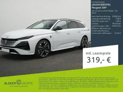 Gebraucht Peugeot 308 SW GT 131 PS (96 kW) 2026 Okenitweiß Kombi