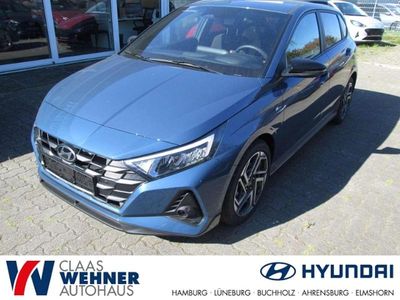 Neu Hyundai i20 N Line 101 PS (74 kW) 2025 Blau Limousine
