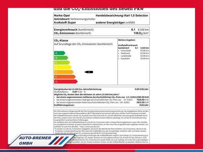 Occasion Opel Karl Selection 73 PK (53 kW) 2019 Zwart Hatchback