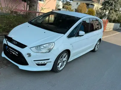 Gebraucht Ford S-MAX S 163 PS (119 kW) 2010 Weiß Van / Kleinbus