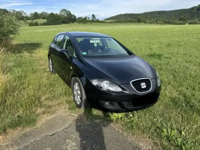 Gebraucht Seat Leon Stylance 105 PS (77 kW) 2008 Schwarz Kleinwagen
