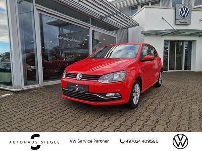Gebraucht VW Polo Comfortline 75 PS (55 kW) 2017 Rot Kleinwagen