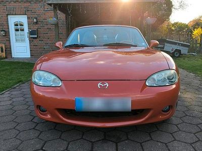 Gebraucht Mazda MX5 110 PS (80 kW) 2005 Orange Cabrio