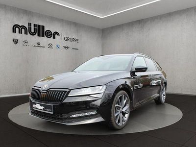 Gebraucht Skoda Superb SportLine 200 PS (147 kW) 2022 Schwarzmagic perleffekt Kombi
