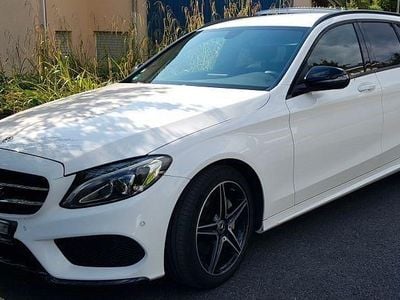 Gebraucht Mercedes C220 AMG line 170 PS (125 kW) 2017 Weiß Kombi