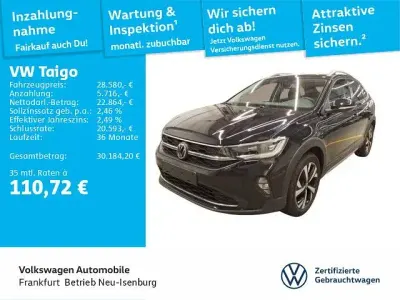 Gebraucht VW Taigo Style 150 PS (110 kW) 2025 Schwarz SUV