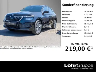Gebraucht Skoda Kamiq Tour 150 PS (110 kW) 2022 Schwarz SUV