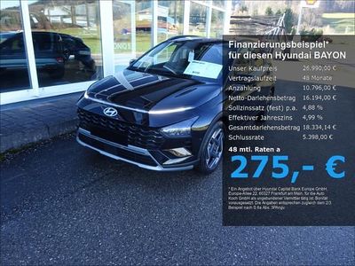 Gebraucht Hyundai Bayon Prime 90 PS (66 kW) 2026 Schwarz SUV