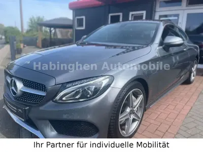 Second-hand Mercedes C200 AMG line 184 CP (135 kW) 2018 Gri Coupe