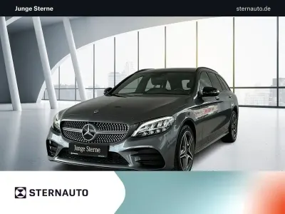 Gebraucht Mercedes C200 AMG line 184 PS (135 kW) 2020 Selenitgrau metallic Limousine