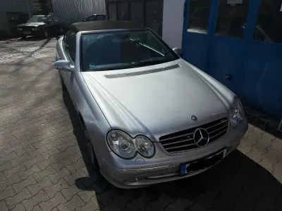 Brugt Mercedes CLK200 163 HK (119 kW) 2003 Sølv Cabriolet