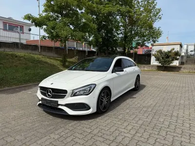 Gebraucht Mercedes CLA220 AMG line 177 PS (130 kW) 2017 Weiß Coupé