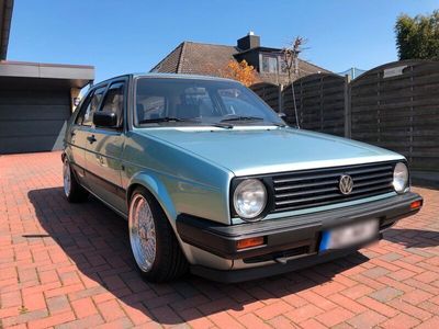 gebraucht VW Golf II cl Calypsogrünmet,ABS,ZV,SV,SSD