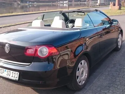 Brugt VW Eos 140 HK (102 kW) 2008 Sort Cabriolet