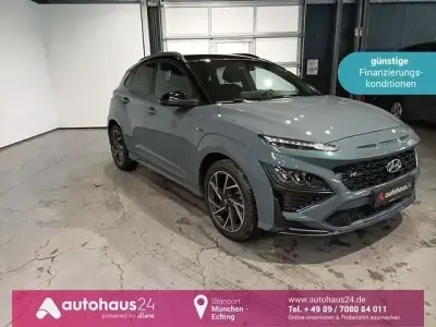 Gebraucht Hyundai Kona N Line 120 PS (88 kW) 2022 Grün SUV