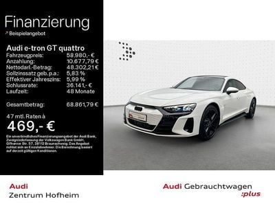 Gebraucht Audi e-tron GT quattro Sport 350 kW (476 PS) 2023 Weiß Limousine