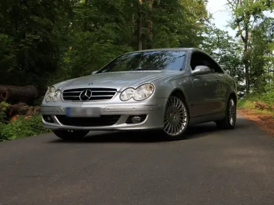 Gebraucht Mercedes CLK200 163 PS (119 kW) 2006 Silber Coupé