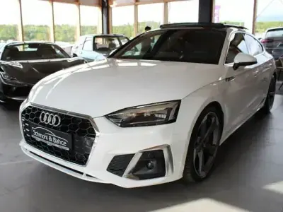 Gebraucht Audi A5 Sportback S-Line 204 PS (150 kW) 2022 Weiß Kleinwagen