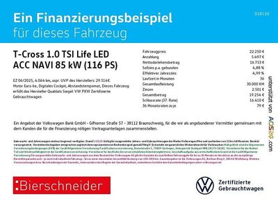 Silber Gebraucht 2025 VW T-Cross Life SUV | 22.250 € (Guter Preis)